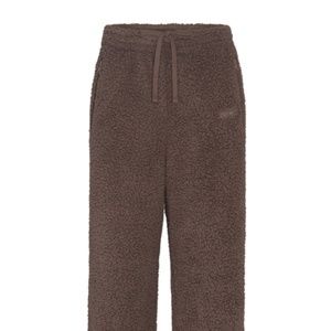 SKIMS Teddy Track Pant Cozy Espresso Brown L